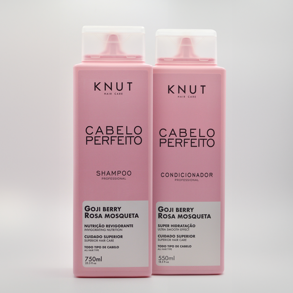 KIT CABELO PERFEITO (SHAMPOO 750ML + CONDICIONADOR 550ML)