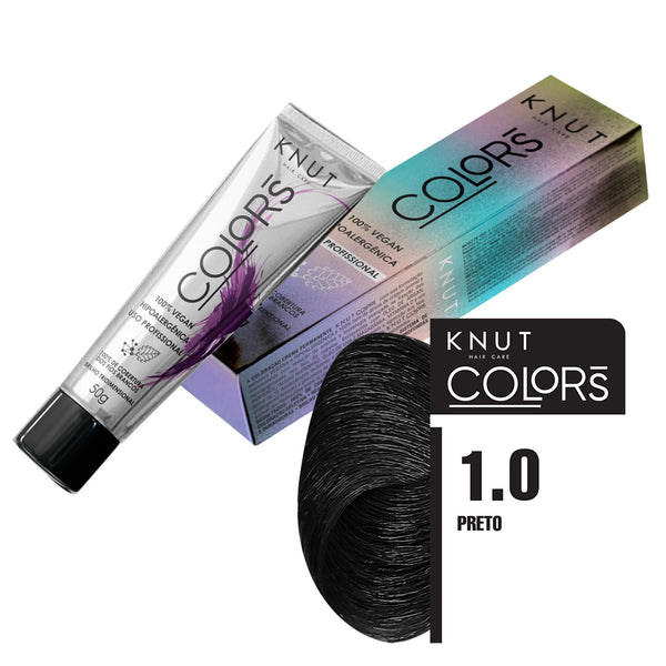 KNUT COLORS 50G COR 1.0 PRETO